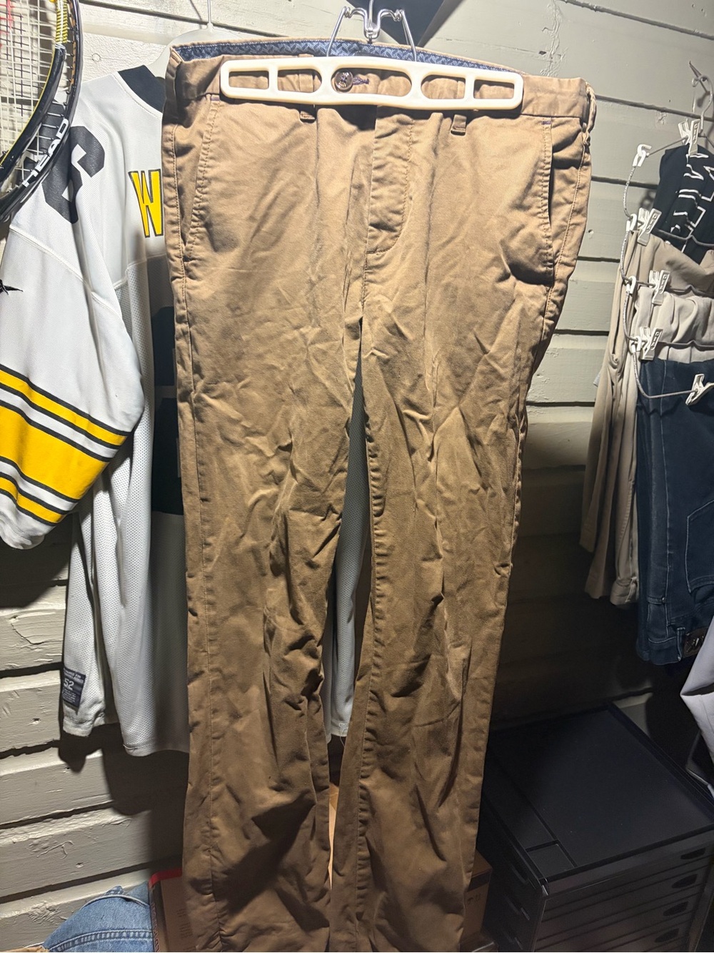 Ted Baker designer brand Pants Brown office dress / casual style mens size 32R